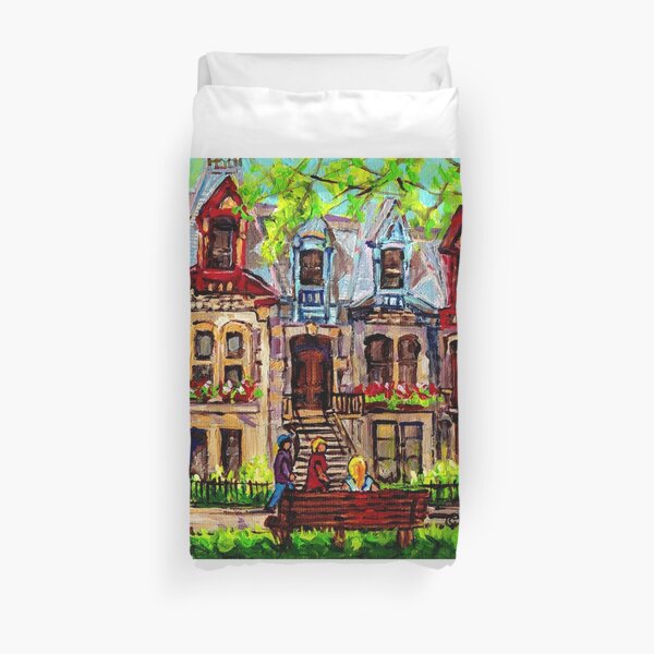 Plateau Mont Royal Duvet Covers Redbubble