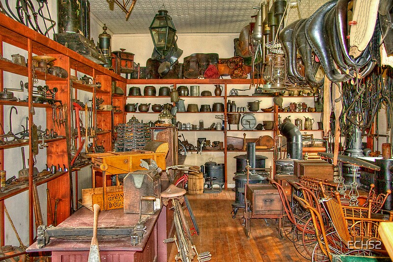 "Old Time Hardware Store" by ECH52 Redbubble