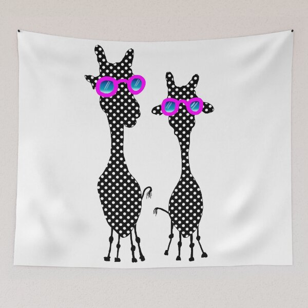 Item preview, Giraffe with polka dots designed and sold by FVO-italydesign.