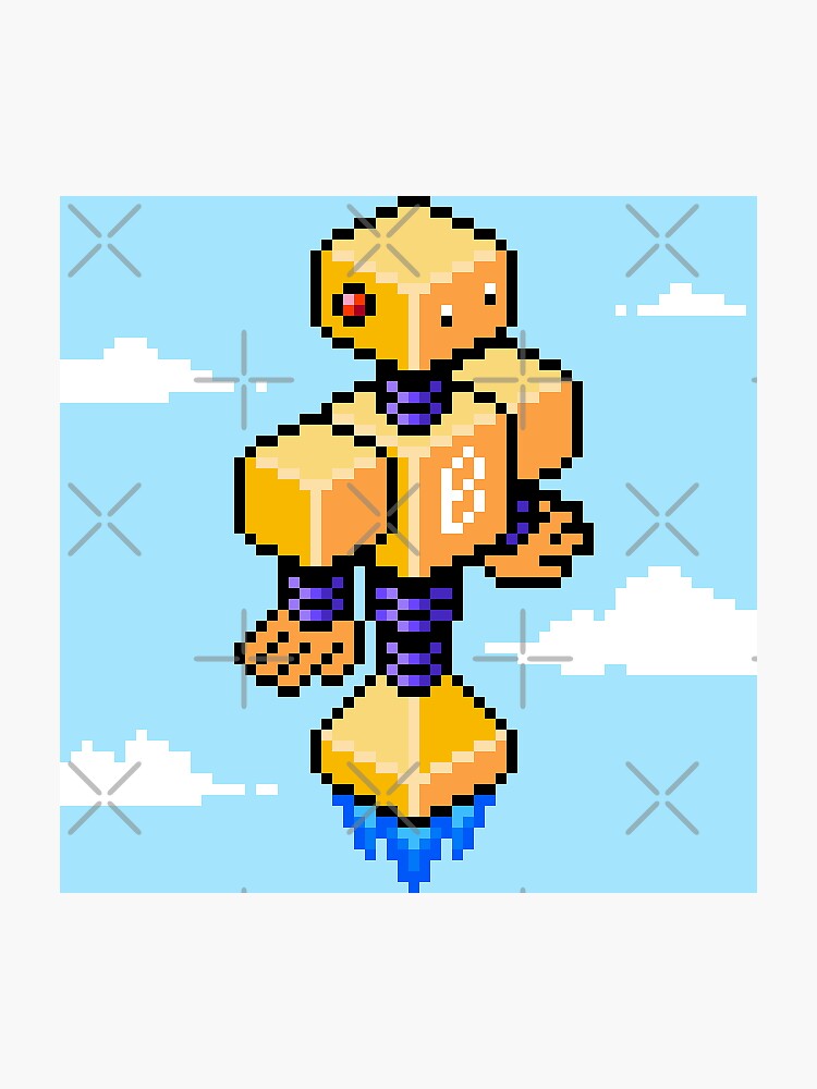 Thumbnail 3 of 3, Sticker, Boxy Bot designed and sold by thedragonllama.