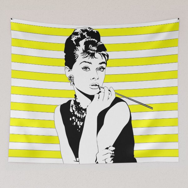 Item preview, Audrey Stripes Yellow - CLAS0008 designed and sold by 3-Starfish.
