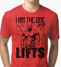 Breaking Bad I Am The One Who Lifts Gym Tri-blend T-Shirt