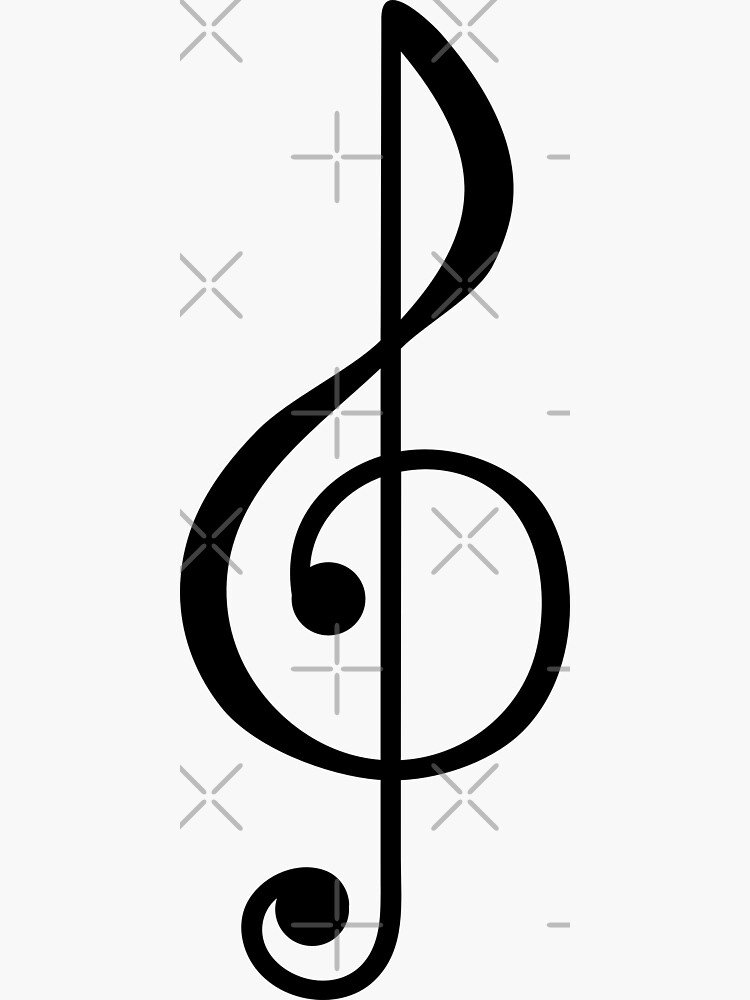 Treble Clef Symbol by THPStock