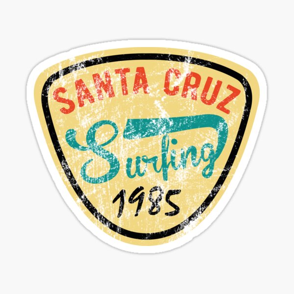 Santa Cruz Surfing Sticker