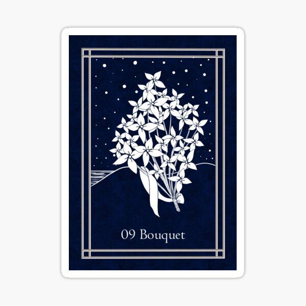 Item preview, Blue Night Lenormand: bouquet designed and sold by Adriana Juarez.