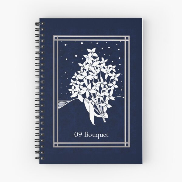Item preview, Blue Night Lenormand: bouquet designed and sold by Adriana Juarez.