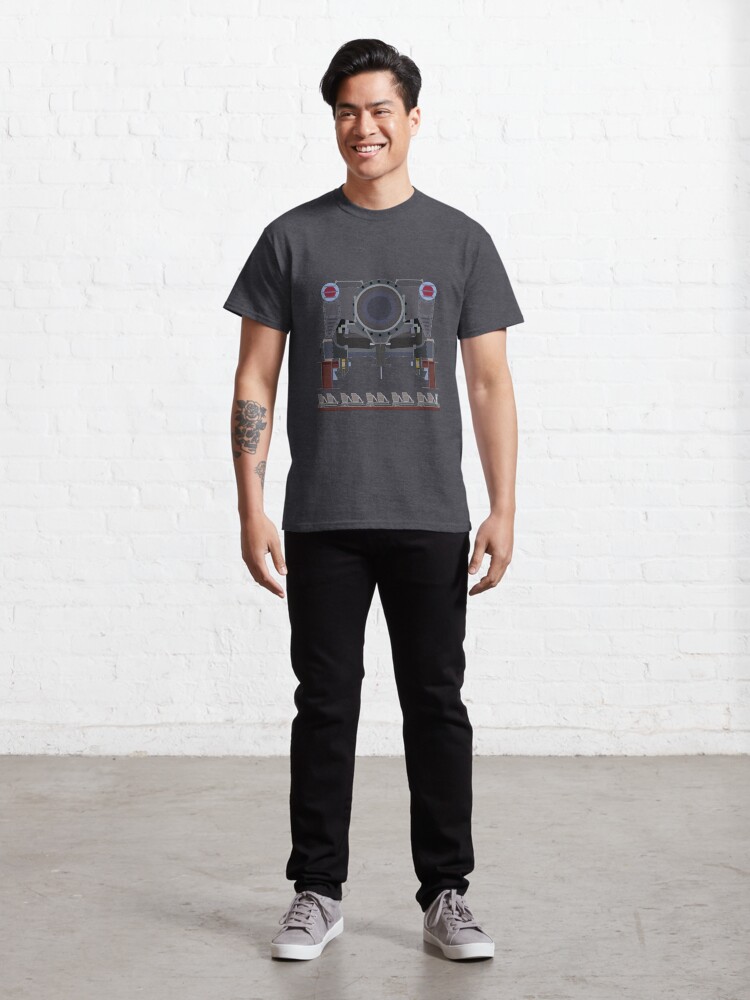 Alternate view of Steel Vengeance Rollercoaster Train Classic T-Shirt
