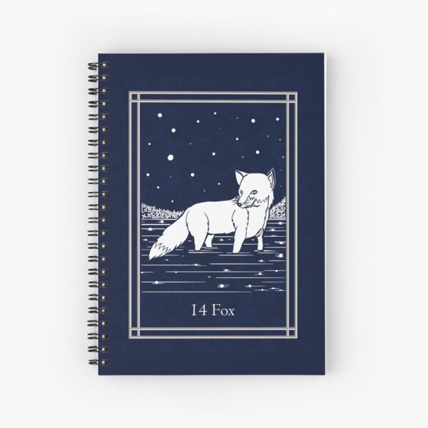 Item preview, Blue Night Lenormand: fox designed and sold by Adriana Juarez.