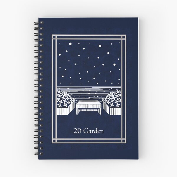 Item preview, Blue Night Lenormand: garden designed and sold by Adriana Juarez.