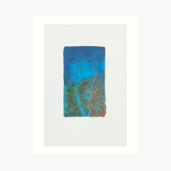 Lagoon Blue Art Print