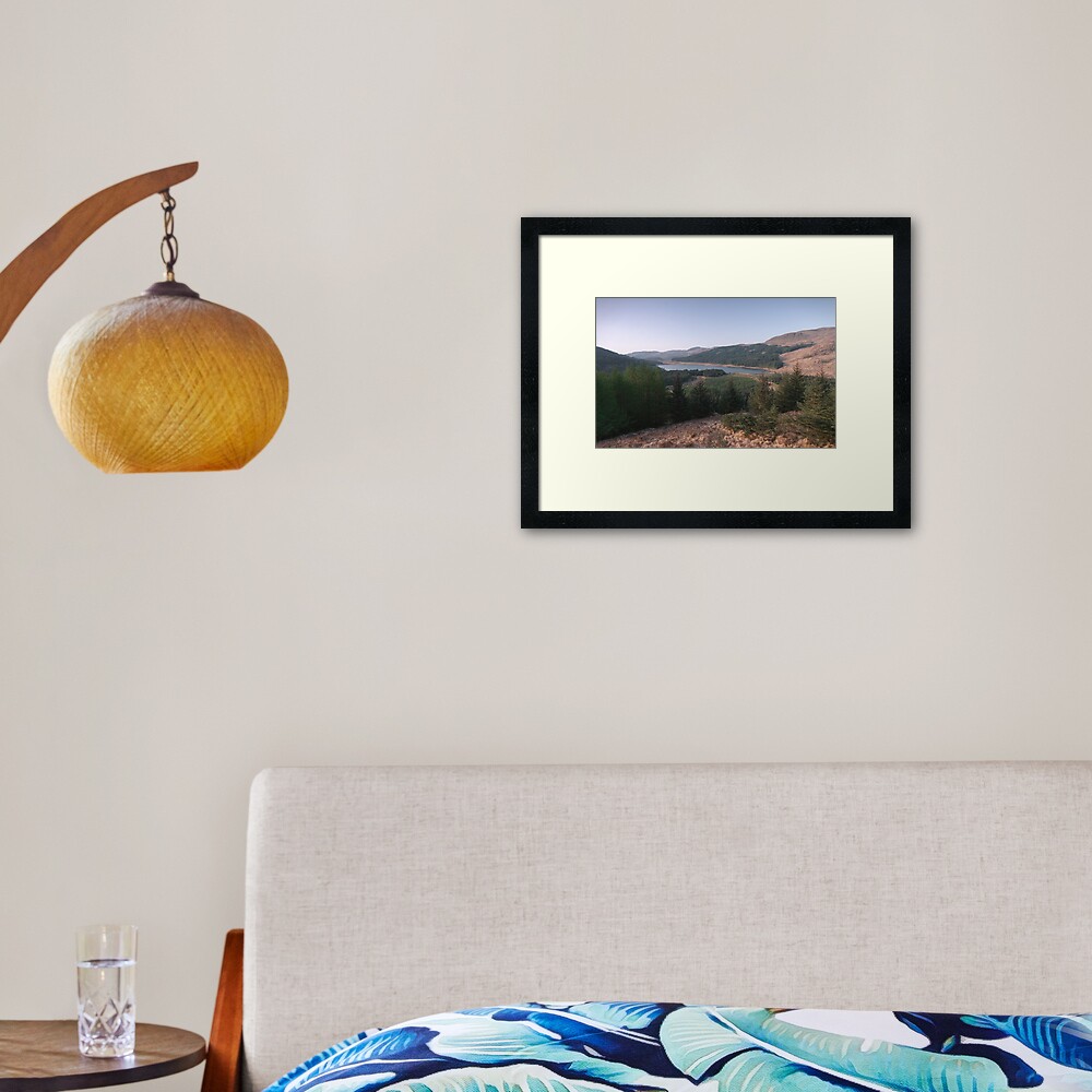 Loch Doire nam Mart Framed Art Print