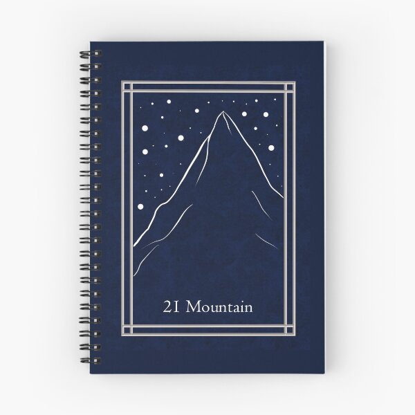Item preview, Blue Night Lenormand: mountain designed and sold by Adriana Juarez.