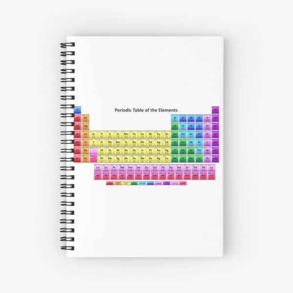 #Mendeleev's #Periodic #Table of the #Elements Spiral Notebook