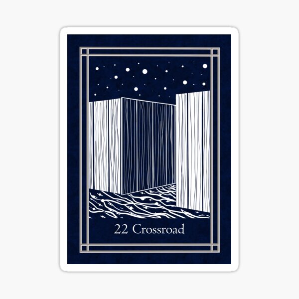 Item preview, Blue Night Lenormand: crossroad designed and sold by Adriana Juarez.