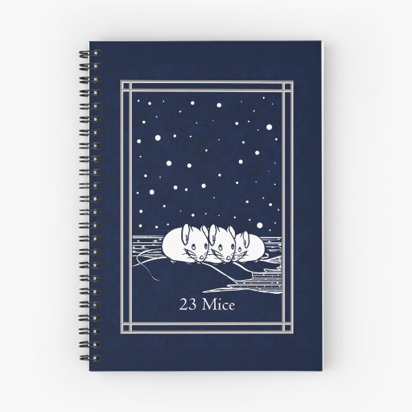 Item preview, Blue Night Lenormand: mice designed and sold by Adriana Juarez.