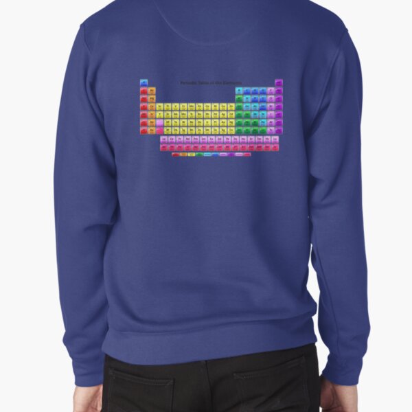 Print, #Mendeleev's #Periodic #Table of the #Elements Pullover Sweatshirt