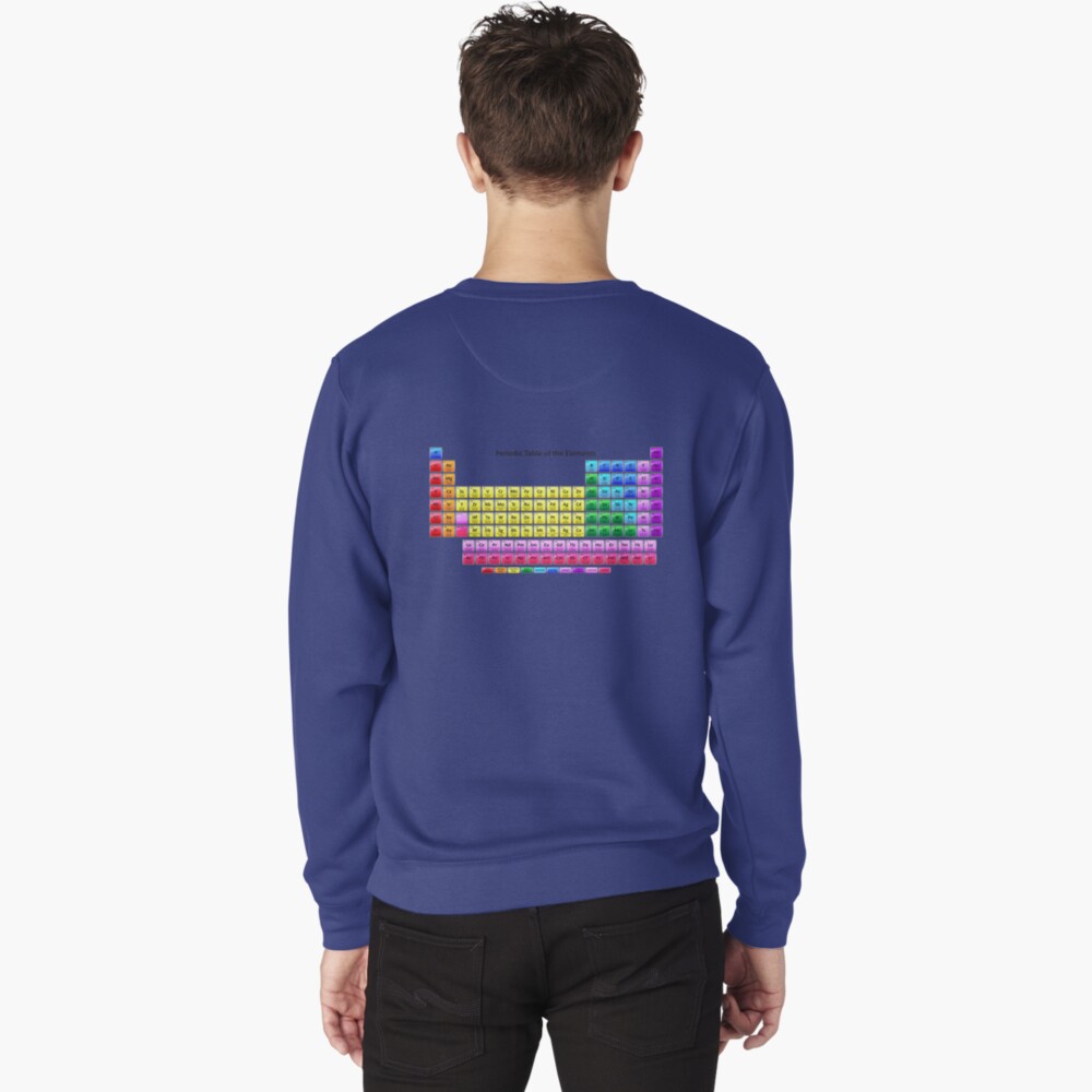 #Mendeleev's #Periodic #Table of the #Elements Pullover Sweatshirt