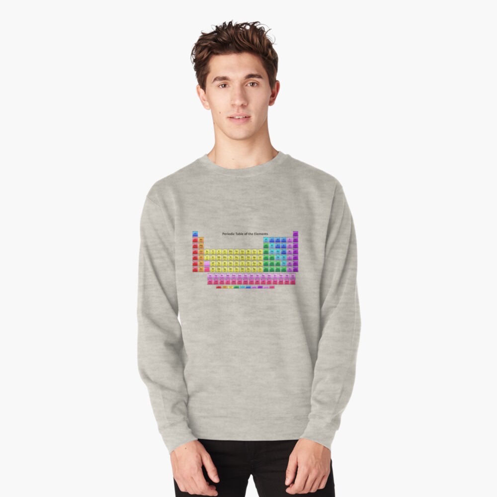 #Mendeleev's #Periodic #Table of the #Elements Pullover Sweatshirt