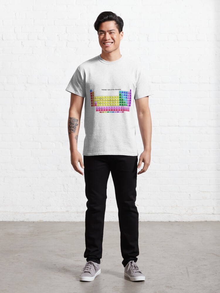 Alternate view of #Mendeleev's #Periodic #Table of the #Elements Classic T-Shirt