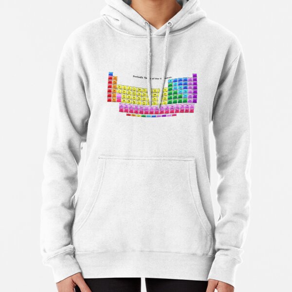 #Mendeleev's #Periodic #Table of the #Elements Pullover Hoodie