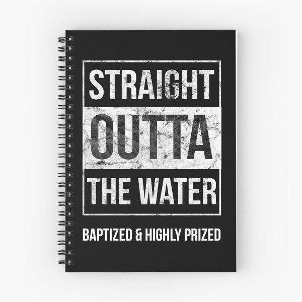 Artikelvorschau, Taufe entwirft Erwachsene Kinder lustige Outta Wasser Grafik Geschenkidee entworfen und verkauft von CreatedByHeidi.