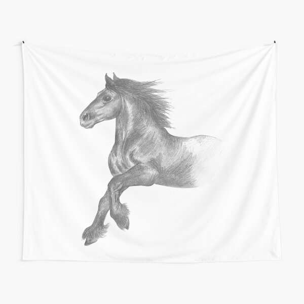 Aperçu de l'œuvre Poney tombé au galop créée et vendue par mindgoop.