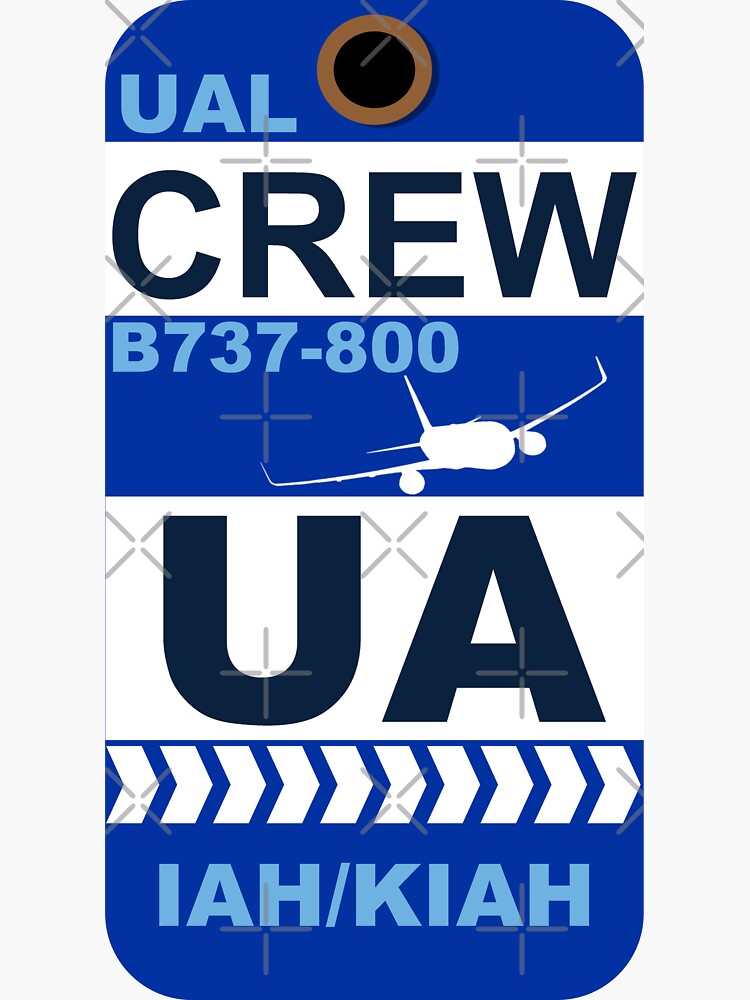 UA Boeing 737-800 Crew Houston George Bush Intercontinental IAH by AvGeekCentral