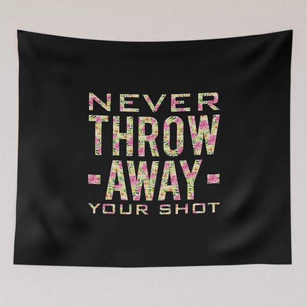 Item preview, Never Throw Away Your Shot designed and sold by T-shirt For You.