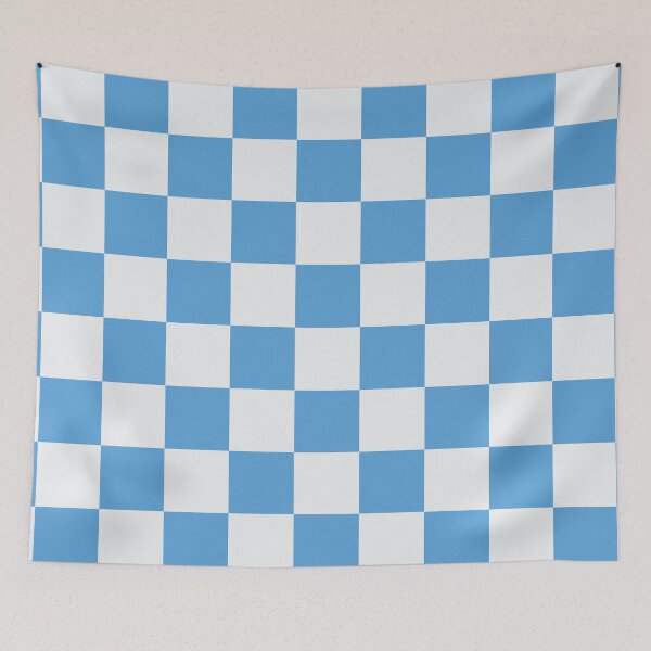 Item preview, Co. Dublin GAA Blue and White Checkered Fan Flag designed and sold by Sporting Colour.