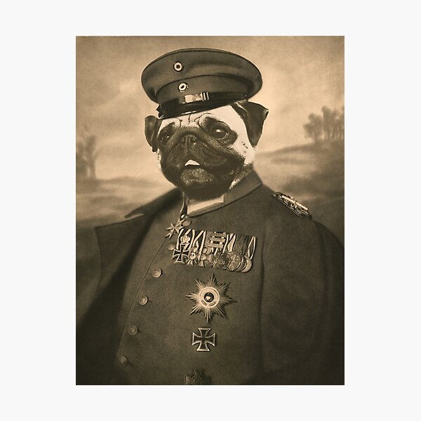 Item preview, General Pug designed and sold by Furry And  Purry.
