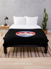 Cambodia Cambodian Flag Moon - Gift For Cambodian From Cambodia Throw Blanket