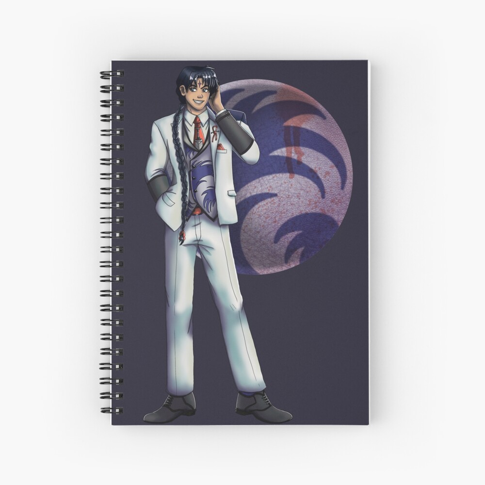 Bankotsu Leader Of The Band Of Seven Spiral Notebook By Artmaykillyou Redbubble