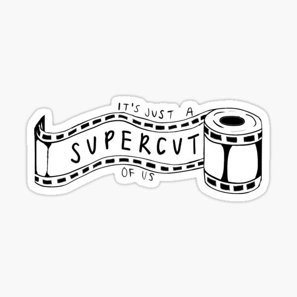 Supercut - Lorde  Sticker