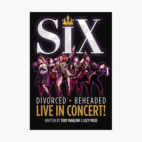 SIX the Musical 11x17 Print Musicals Musical Theater -  Hong Kong