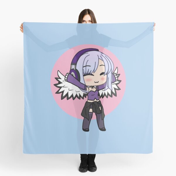 Gacha Series Girl Naomi Luna - cute Gacha Girl with wings Scarf