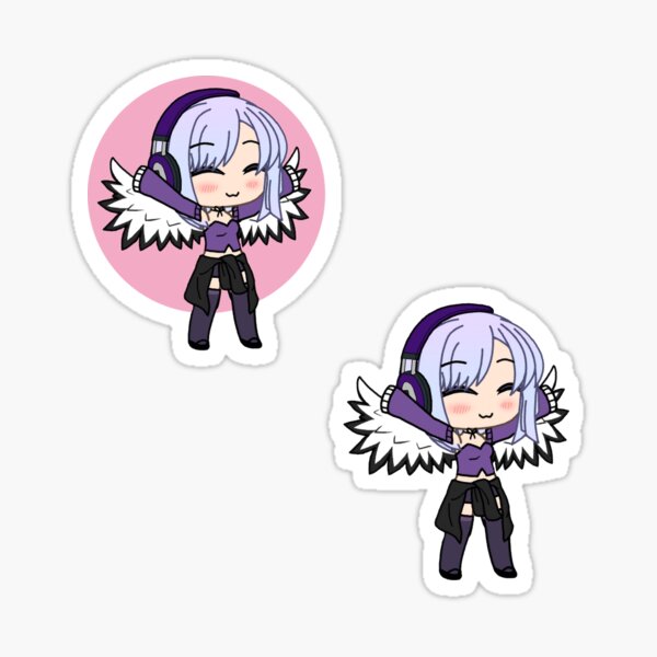 Happy Mouth Gachalife Sticker By Cyber Devil - Gacha Life Stickers