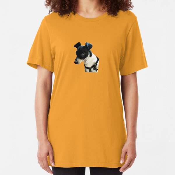 Carl the Rat Terrier Slim Fit T-Shirt