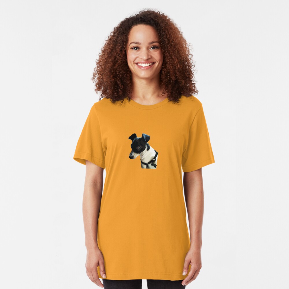 Carl the Rat Terrier Slim Fit T-Shirt