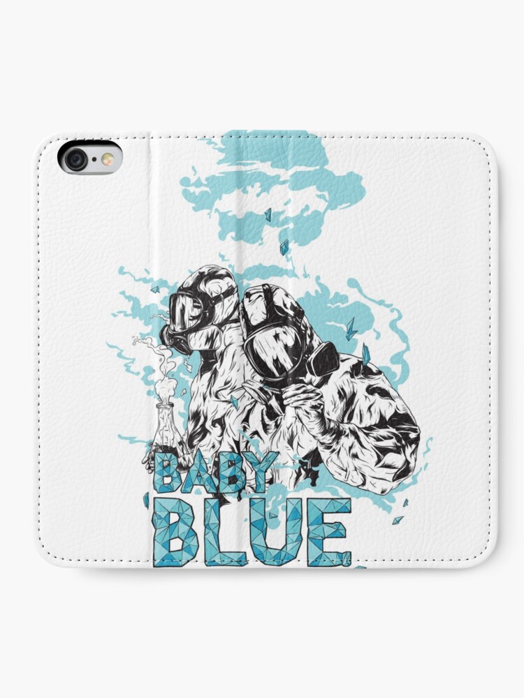 Thumbnail 2 of 6, iPhone Wallet, Baby Blue! designed and sold by Dum Design.