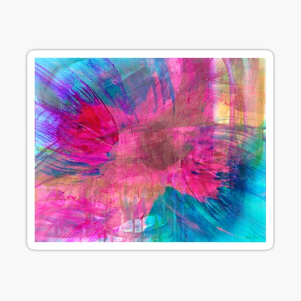 Item preview, Bright Pink Blue and Purple Artwork Celebrating Birth, BEFORE YOU WERE BORN Digital Art Design Print designed and sold by Artist Susan  Harris.