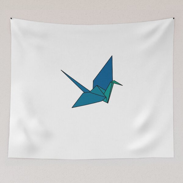 Item preview, Origami Crane Blue designed and sold by aircoucou.