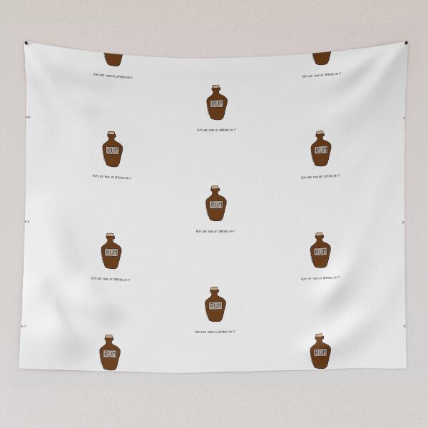 Item preview, Rum Like Your Life Depends On It Digital Doodle designed and sold by Caroline Lynch.