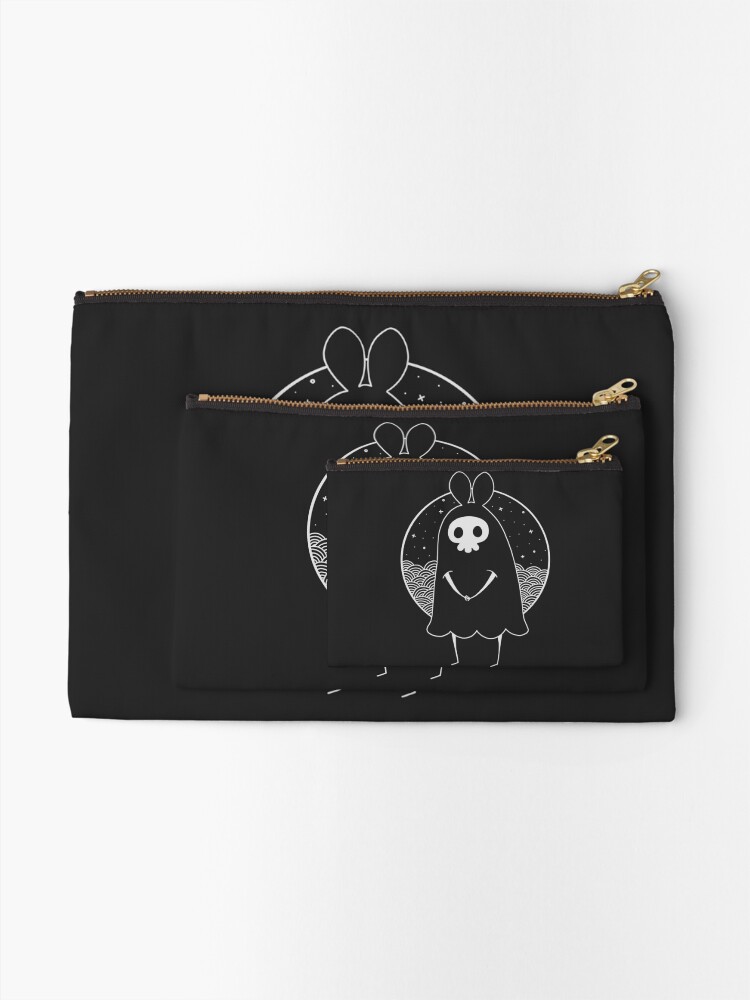 Alternate view of Death Bunny a Zipper Pouch
