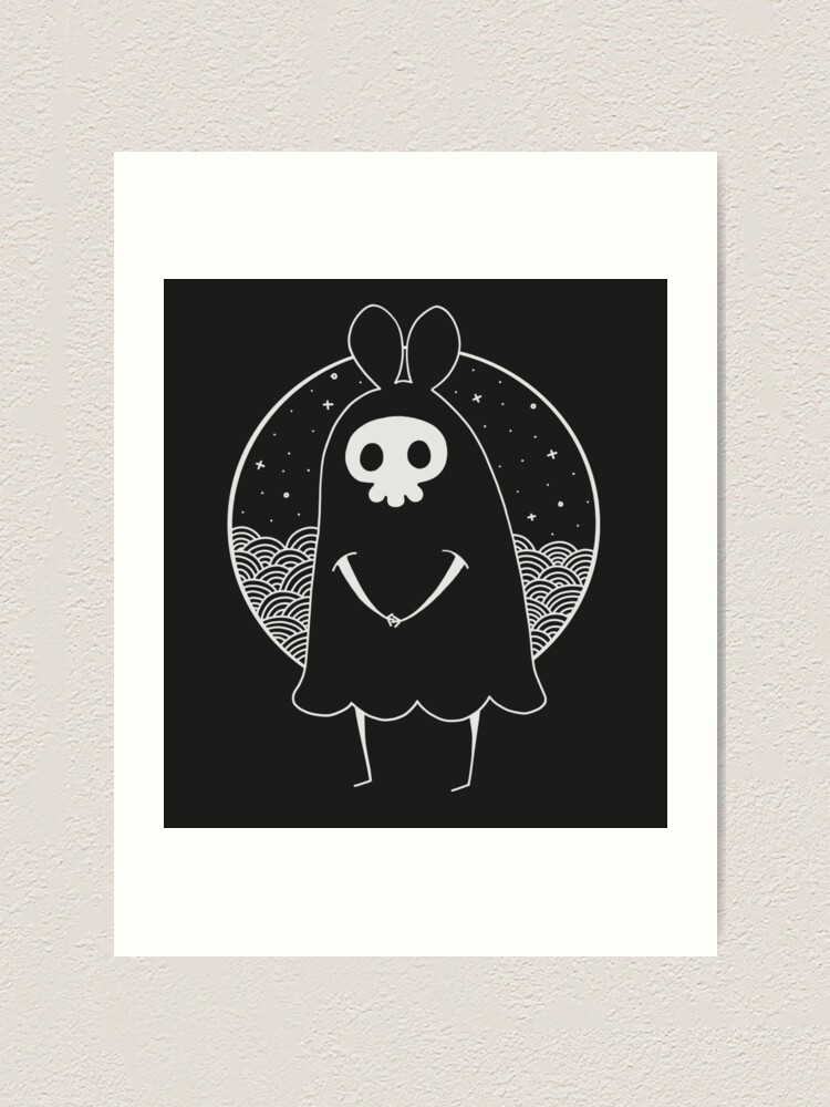 Alternate view of Death Bunny a Art Print