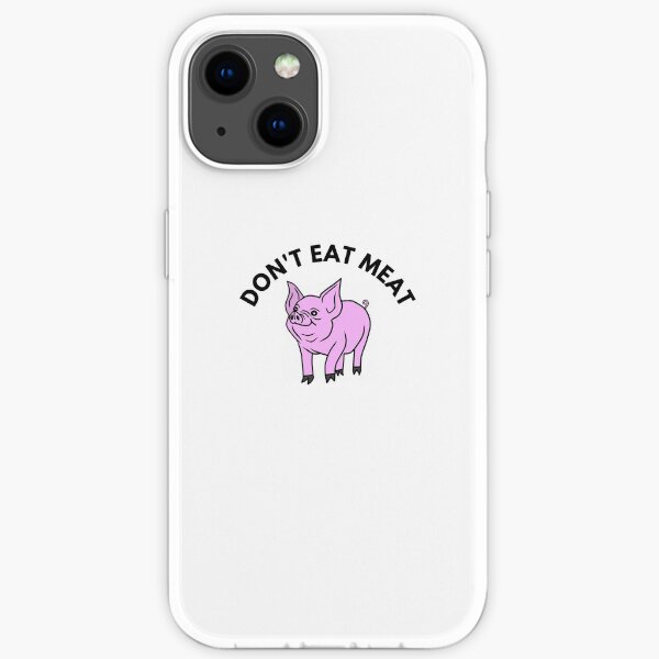 do not eat meat iPhone Soft Case