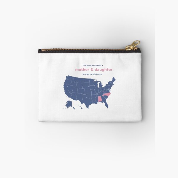 Item preview, the love between a mother and daughter knows no distance (alabama and north carolina) designed and sold by Bug & Brush.