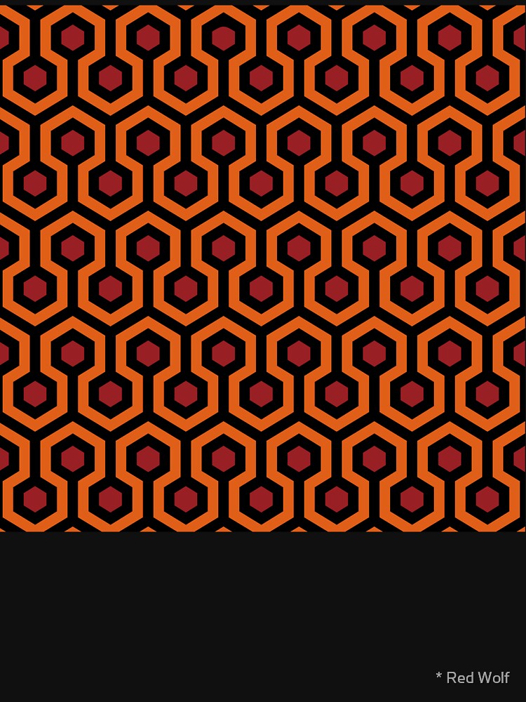 Overlook Hotel Carpet from The Shining: Orange/Red by redwolfoz