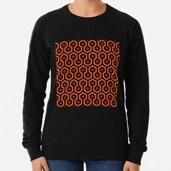 Übersehen Sie den Hotelteppich von The Shining: Orange / Rot / Schwarz Leichter Pullover
