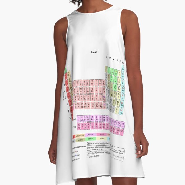 #Periodic #Table of #Elements #PeriodicTableofElements A-Line Dress
