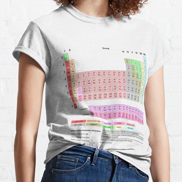 #Periodic #Table of #Elements #PeriodicTableofElements Classic T-Shirt